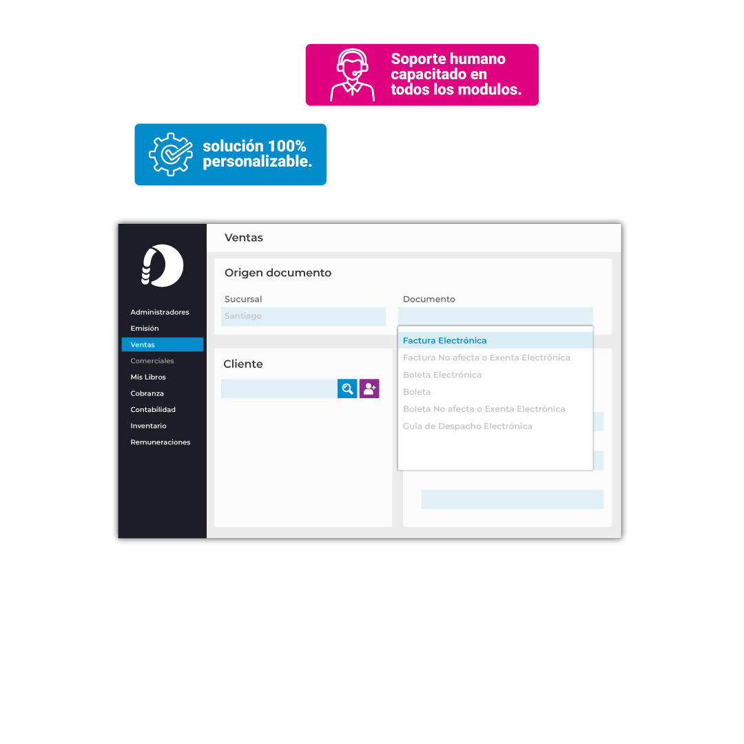Gif de un dashboard para referencia del sistema de Dtemite